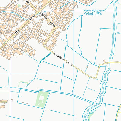 UK Topographic Maps North Kesteven District (SK96) digital map