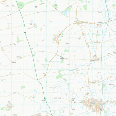 UK Topographic Maps North Kesteven District (TF05) digital map