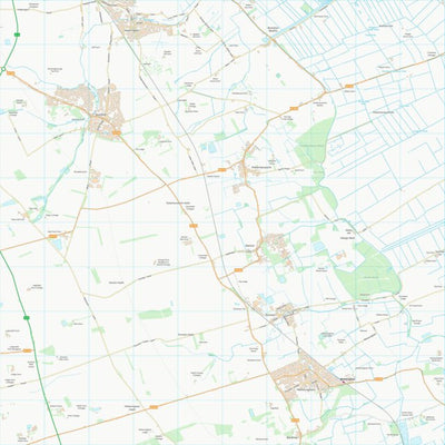 UK Topographic Maps North Kesteven District (TF06) digital map