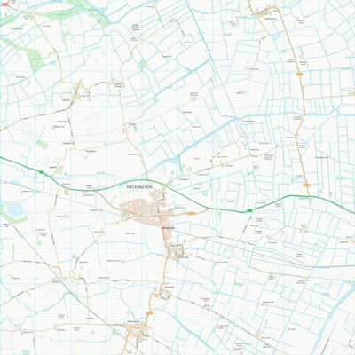 UK Topographic Maps North Kesteven District (TF14) digital map