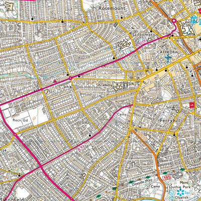 UK Topographic Maps North Kincardine Ward 1 (1:25,000) digital map