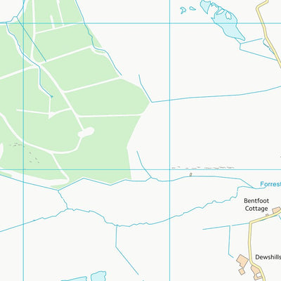 UK Topographic Maps North Lanarkshire (NS86) digital map