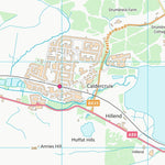 UK Topographic Maps North Lanarkshire (NS86) digital map