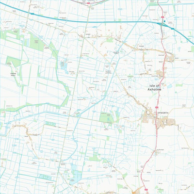 UK Topographic Maps North Lincolnshire (B) (SE70) digital map