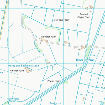 UK Topographic Maps North Lincolnshire (B) (SE70) digital map