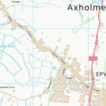 UK Topographic Maps North Lincolnshire (B) (SE70) digital map