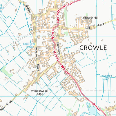 UK Topographic Maps North Lincolnshire (B) (SE71) digital map