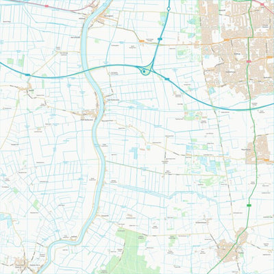 UK Topographic Maps North Lincolnshire (B) (SE80) digital map