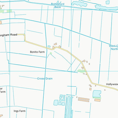 UK Topographic Maps North Lincolnshire (B) (SE80) digital map