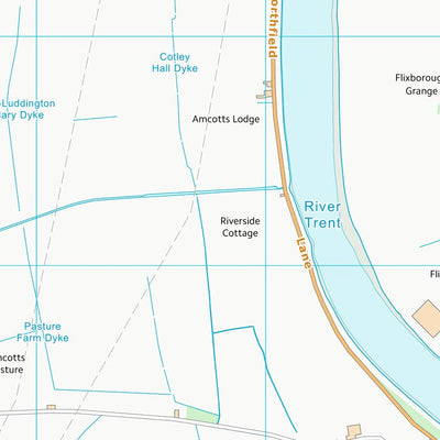 UK Topographic Maps North Lincolnshire (B) (SE81) digital map