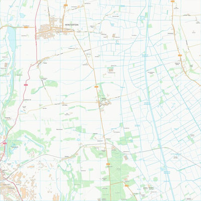 UK Topographic Maps North Lincolnshire (B) (SE91) digital map