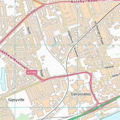 UK Topographic Maps North Lincolnshire (B) (TA02) digital map