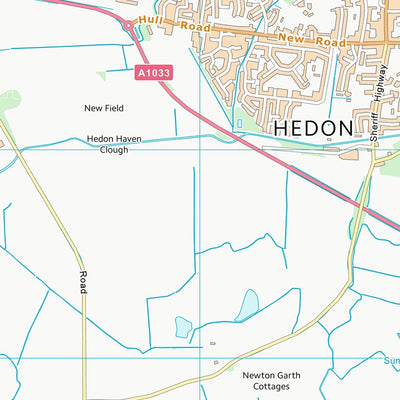 UK Topographic Maps North Lincolnshire (B) (TA12) digital map