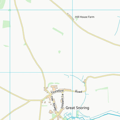 UK Topographic Maps North Norfolk District (TF93) digital map