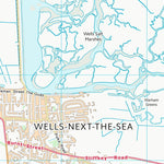 UK Topographic Maps North Norfolk District (TF94) digital map