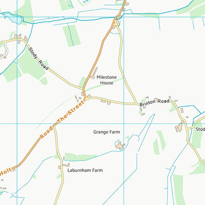 UK Topographic Maps North Norfolk District (TG03) digital map