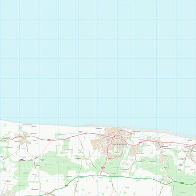 UK Topographic Maps North Norfolk District (TG14) digital map