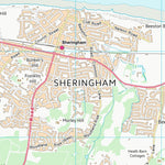 UK Topographic Maps North Norfolk District (TG14) digital map