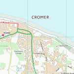 UK Topographic Maps North Norfolk District (TG24) digital map
