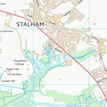 UK Topographic Maps North Norfolk District (TG32) digital map