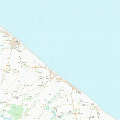 UK Topographic Maps North Norfolk District (TG33) digital map