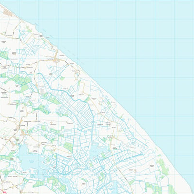 UK Topographic Maps North Norfolk District (TG42) digital map
