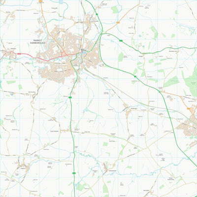 UK Topographic Maps North Northamptonshire (SP78) digital map