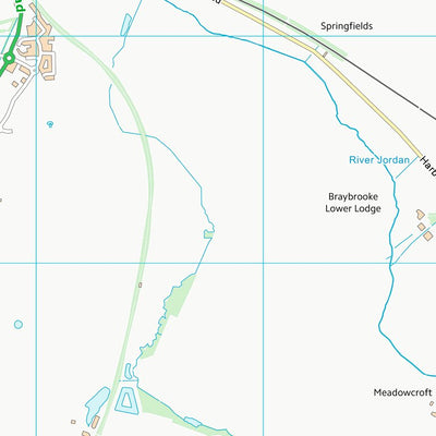 UK Topographic Maps North Northamptonshire (SP78) digital map