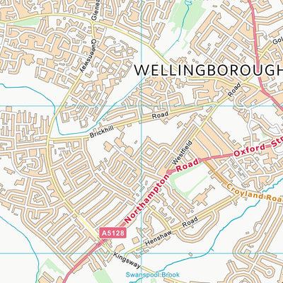 UK Topographic Maps North Northamptonshire (SP86) digital map