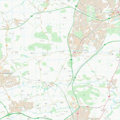 UK Topographic Maps North Northamptonshire (SP88) digital map