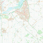 UK Topographic Maps North Northamptonshire (SP96) digital map