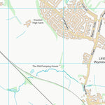 UK Topographic Maps North Northamptonshire (SP96) digital map