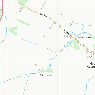 UK Topographic Maps North Northamptonshire (SP97) digital map