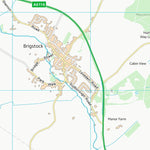 UK Topographic Maps North Northamptonshire (SP98) digital map