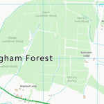 UK Topographic Maps North Northamptonshire (SP98) digital map