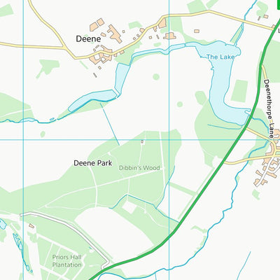 UK Topographic Maps North Northamptonshire (SP99) digital map