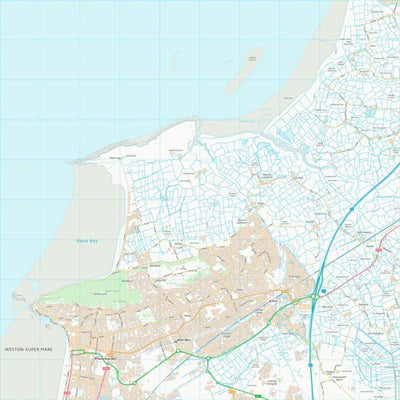 UK Topographic Maps North Somerset (ST36) digital map