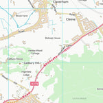 UK Topographic Maps North Somerset (ST46) digital map