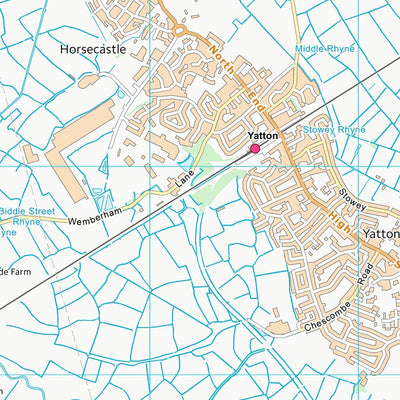 UK Topographic Maps North Somerset (ST46) digital map