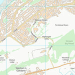 UK Topographic Maps North Somerset (ST47) digital map