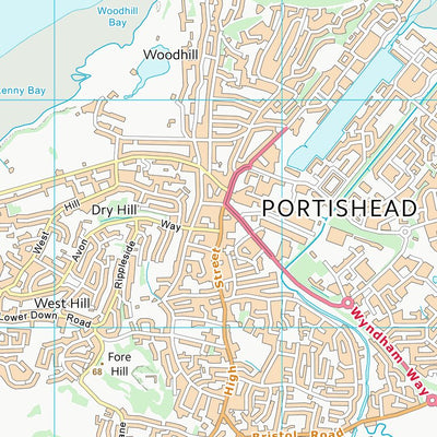 UK Topographic Maps North Somerset (ST47) digital map