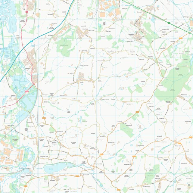 North Warwickshire District (B) (SP29) Map by UK Topographic Maps ...