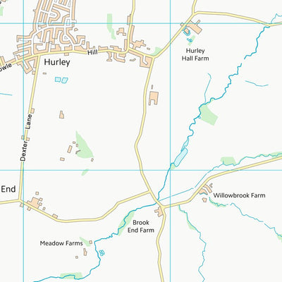 UK Topographic Maps North Warwickshire District (B) (SP29) digital map
