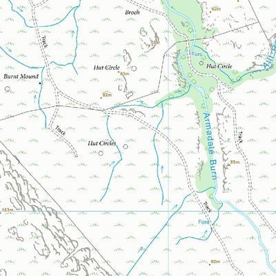 UK Topographic Maps North, West and Central Sutherland Ward 57 (1:10,000) digital map