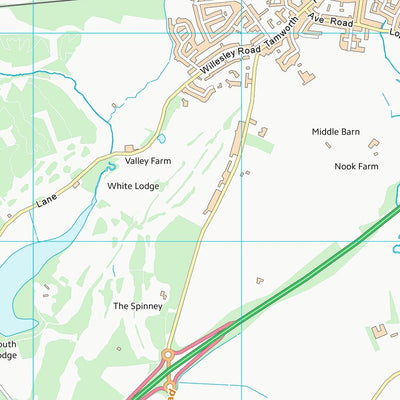 UK Topographic Maps North West Leicestershire District (SK31) digital map