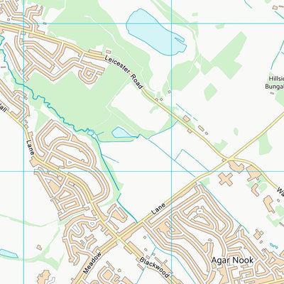 UK Topographic Maps North West Leicestershire District (SK41) digital map