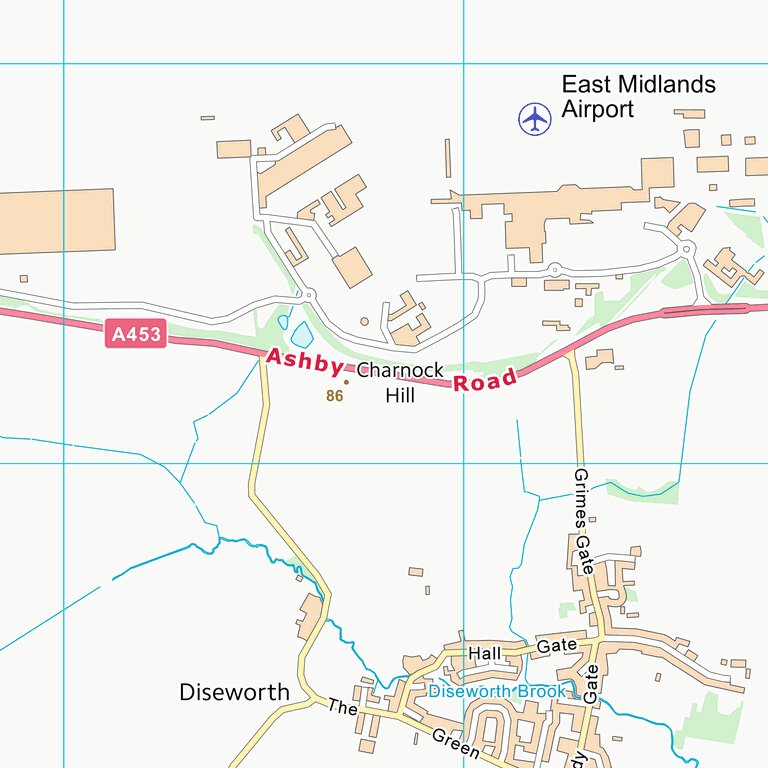 North West Leicestershire District (SK42) Map by UK Topographic Maps ...