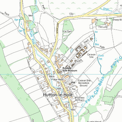 UK Topographic Maps North Yorkshire 12 (1:10,000) digital map