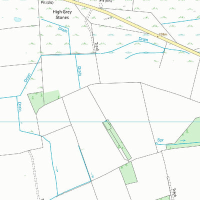 UK Topographic Maps North Yorkshire 18 (1:10,000) digital map