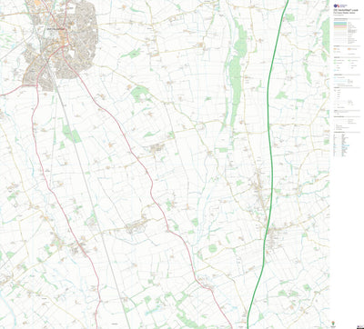 UK Topographic Maps North Yorkshire 32 (1:10,000) digital map